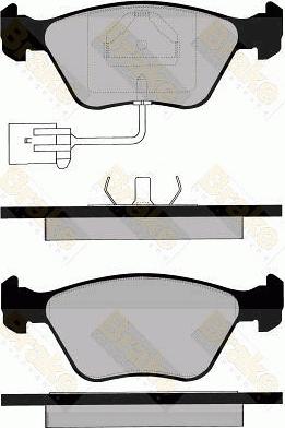 Valeo 551794 - Bremžu uzliku kompl., Disku bremzes adetalas.lv