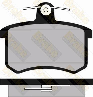 Brake Engineering PA402 - Bremžu uzliku kompl., Disku bremzes adetalas.lv