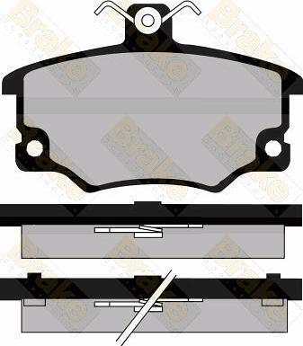 BENDIX 510042 - Bremžu uzliku kompl., Disku bremzes adetalas.lv