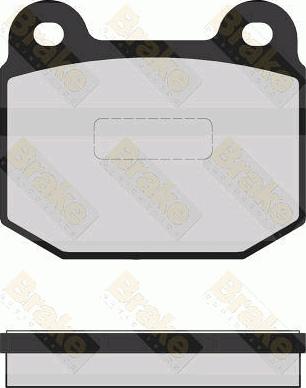 Brake Engineering PA1592 - Bremžu uzliku kompl., Disku bremzes adetalas.lv