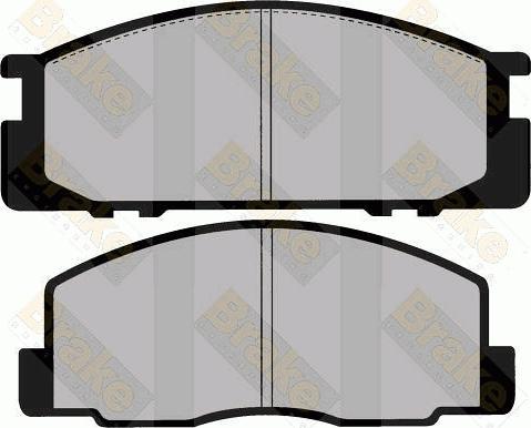 Brake Engineering PA1527 - Bremžu uzliku kompl., Disku bremzes adetalas.lv