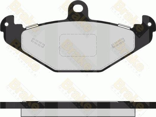 Brake Engineering PA1619 - Bremžu uzliku kompl., Disku bremzes adetalas.lv