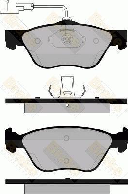 FIAT 0000071772208 - Bremžu uzliku kompl., Disku bremzes adetalas.lv