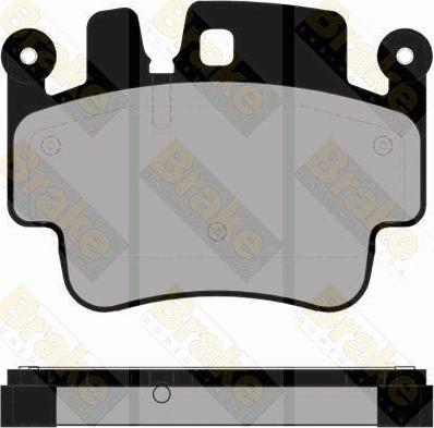 Brake Engineering PA1850 - Bremžu uzliku kompl., Disku bremzes adetalas.lv