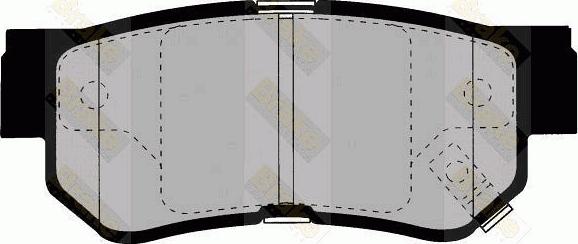 Brake Engineering PA1348 - Bremžu uzliku kompl., Disku bremzes adetalas.lv