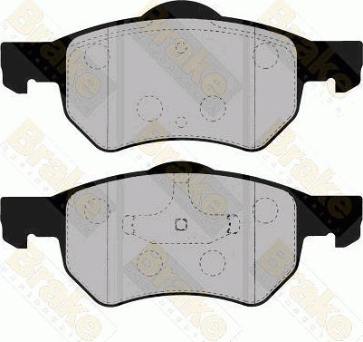 Brake Engineering PA1310 - Bremžu uzliku kompl., Disku bremzes adetalas.lv