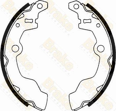 Brake Engineering SH1605 - Bremžu loku komplekts adetalas.lv