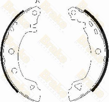 Brake Engineering SH1618 - Bremžu loku komplekts adetalas.lv