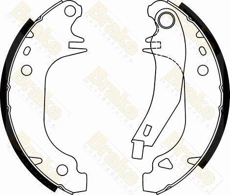 Brake Engineering SH1617 - Bremžu loku komplekts adetalas.lv