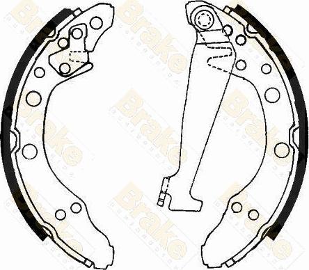 Brake Engineering SH1092 - Bremžu loku komplekts adetalas.lv