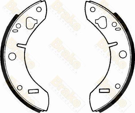 Brake Engineering SH1055 - Bremžu loku komplekts adetalas.lv