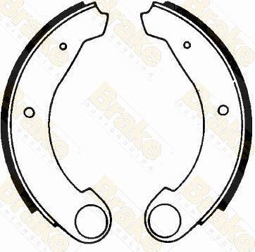 Brake Engineering SH1053 - Bremžu loku komplekts adetalas.lv