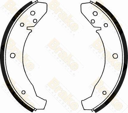 Brake Engineering SH1025 - Bremžu loku komplekts adetalas.lv