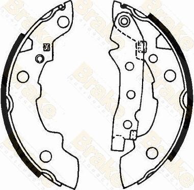 Brake Engineering SH1162 - Bremžu loku komplekts adetalas.lv