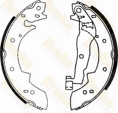 Brake Engineering SH1177 - Bremžu loku komplekts adetalas.lv