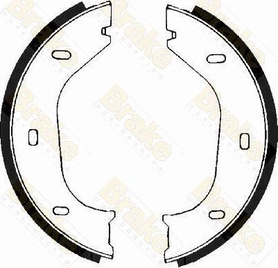 Brake Engineering SH1217 - Bremžu loku kompl., Stāvbremze adetalas.lv