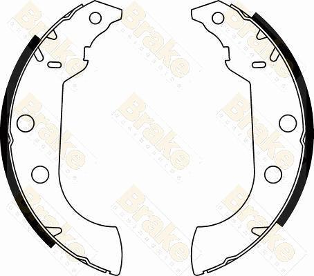 Brake Engineering SH1272 - Bremžu loku komplekts adetalas.lv