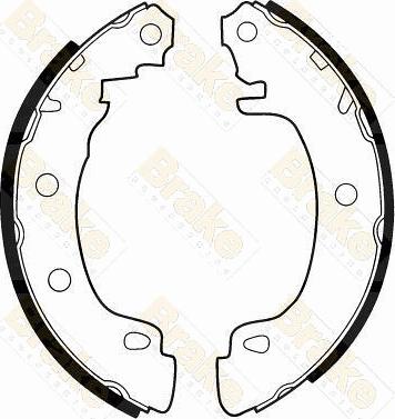 Brake Engineering SH2496 - Bremžu loku komplekts adetalas.lv