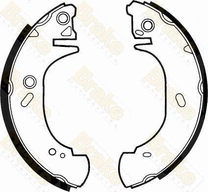 Brake Engineering SH2493 - Bremžu loku komplekts adetalas.lv