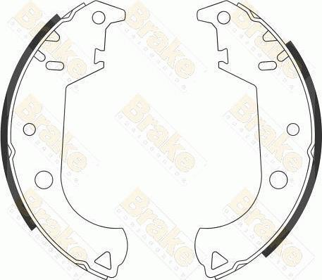 Brake Engineering SH2596 - Bremžu loku komplekts adetalas.lv