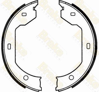 Brake Engineering SH2593 - Bremžu loku kompl., Stāvbremze adetalas.lv