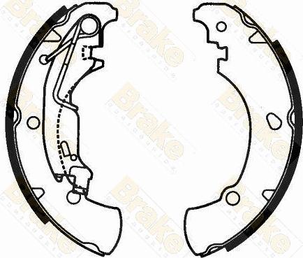 Brake Engineering SH2597 - Bremžu loku komplekts adetalas.lv