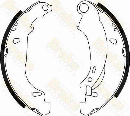 Brake Engineering SH2541 - Bremžu loku komplekts adetalas.lv