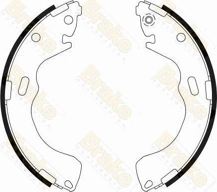 Brake Engineering SH2551 - Bremžu loku komplekts adetalas.lv