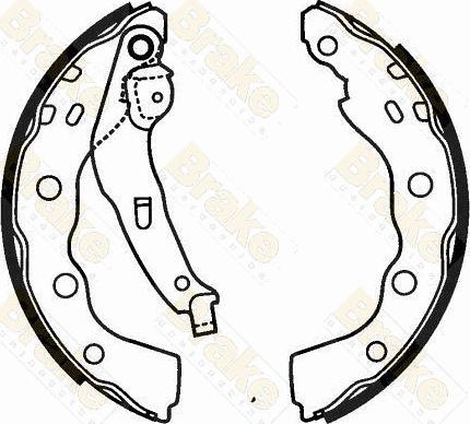 Brake Engineering SH2565 - Bremžu loku komplekts adetalas.lv