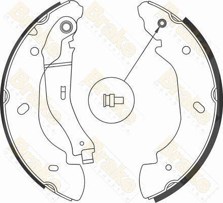 Brake Engineering SH2583 - Bremžu loku komplekts adetalas.lv