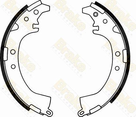 Brake Engineering SH2532 - Bremžu loku komplekts adetalas.lv