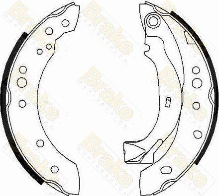 Brake Engineering SH2577 - Bremžu loku komplekts adetalas.lv