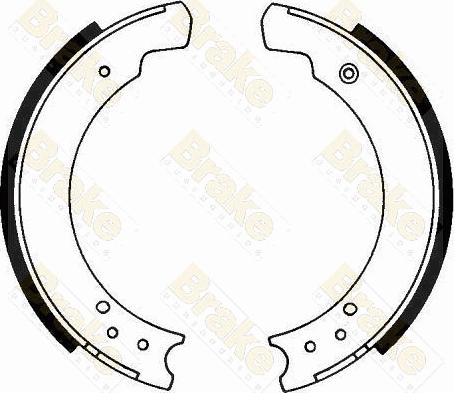 Brake Engineering SH2075 - Bremžu loku komplekts adetalas.lv