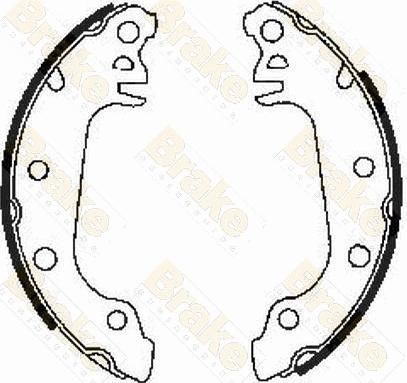 Brake Engineering SH2139 - Bremžu loku komplekts adetalas.lv