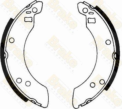 Brake Engineering SH2125 - Bremžu loku komplekts adetalas.lv