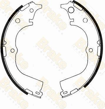 Brake Engineering SH2363 - Bremžu loku komplekts adetalas.lv