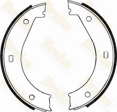 Brake Engineering SH2300 - Bremžu loku kompl., Stāvbremze adetalas.lv