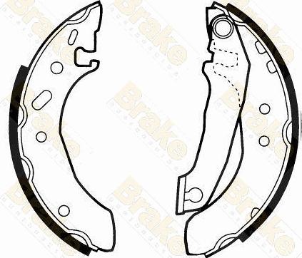 Brake Engineering SH2253 - Bremžu loku komplekts adetalas.lv