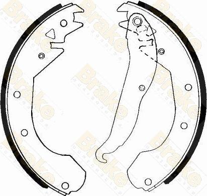 Brake Engineering SH2211 - Bremžu loku komplekts adetalas.lv