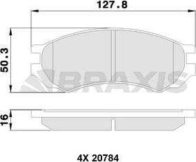 HELLA 8DB 355 005-451 - Bremžu uzliku kompl., Disku bremzes adetalas.lv