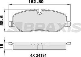 Valeo 670741 - Bremžu uzliku kompl., Disku bremzes adetalas.lv