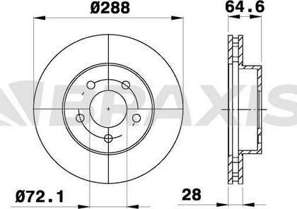 Japanparts DI-991 - Bremžu diski adetalas.lv