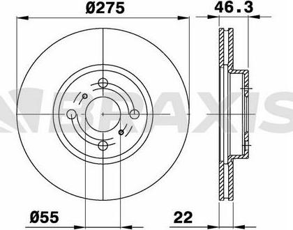 Magneti Marelli 360406112300 - Bremžu diski adetalas.lv