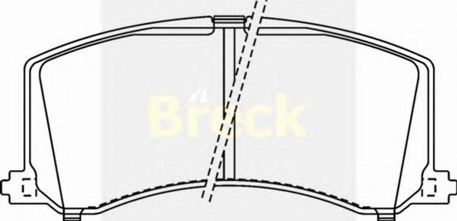 Breck 23400 00 C - Bremžu uzliku kompl., Disku bremzes adetalas.lv