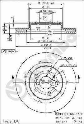 Breco BS 8088 - Bremžu diski adetalas.lv