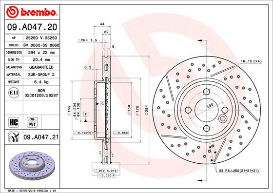 Breco BS 8860 - Bremžu diski adetalas.lv