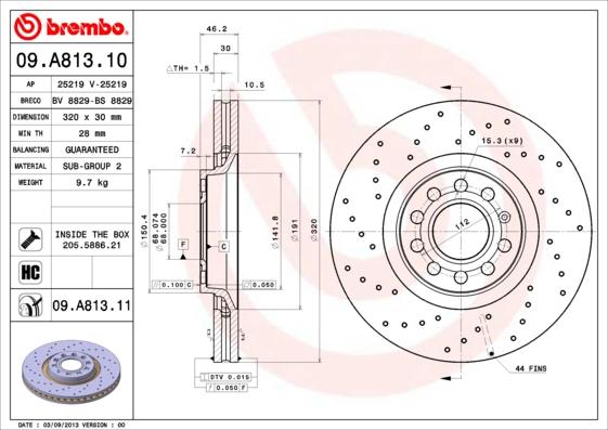 Breco BS 8829 - Bremžu diski adetalas.lv