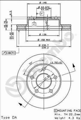 Breco BS 8246 - Bremžu diski adetalas.lv