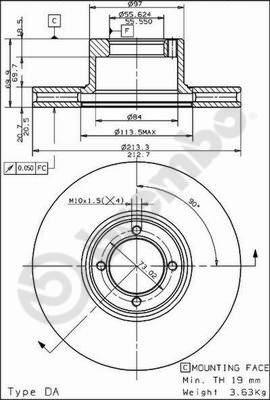 Breco BS 7919 - Bremžu diski adetalas.lv