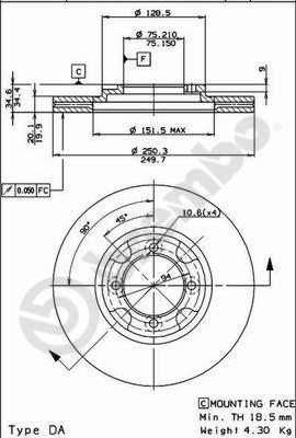 Breco BS 7981 - Bremžu diski adetalas.lv